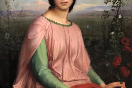 Flower of the Fields by Louis Janmot, 1845 jigsaw puzzle