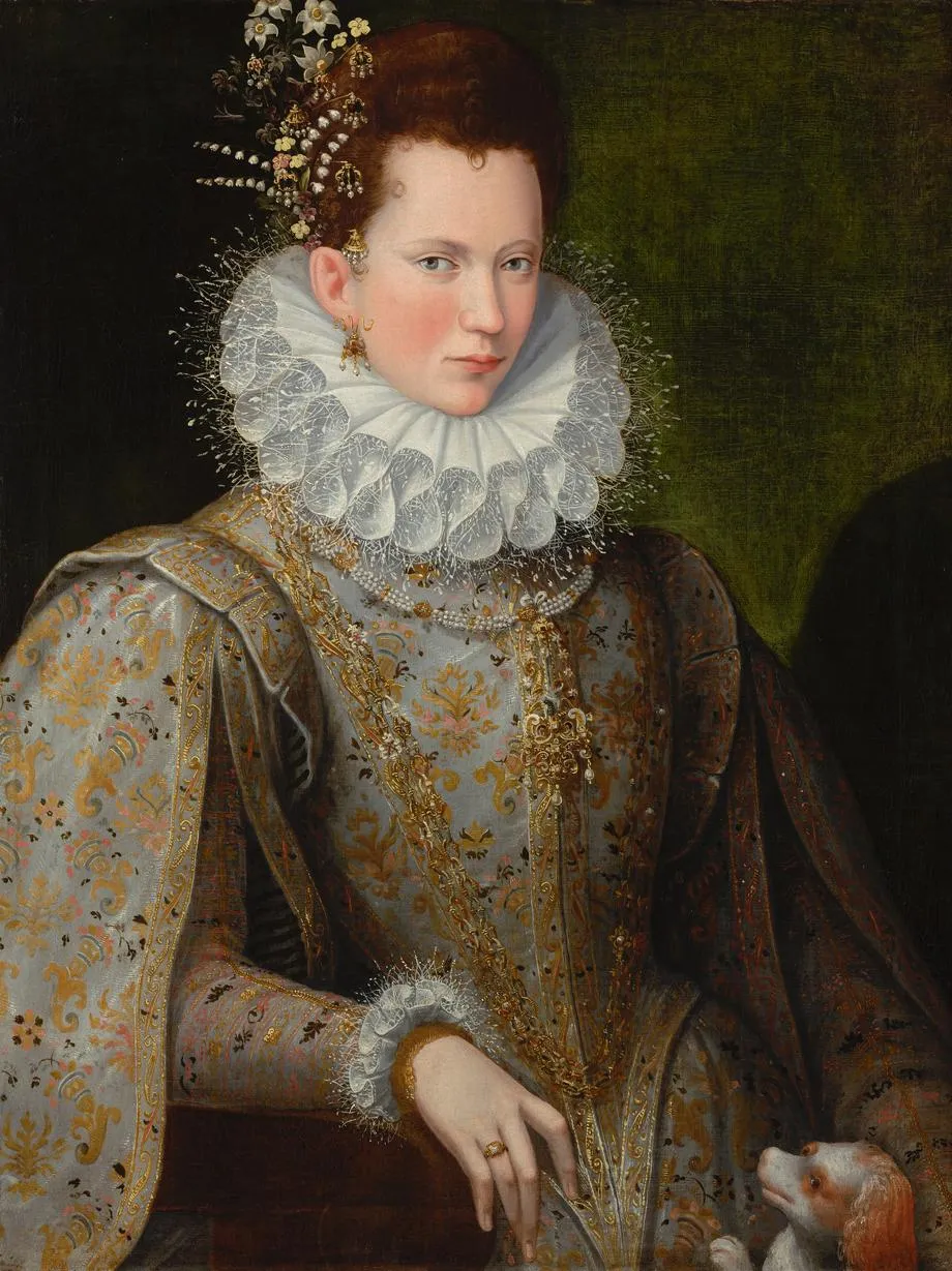 Portrait of a Lady of the Court by Lavinia Fontana, 1590