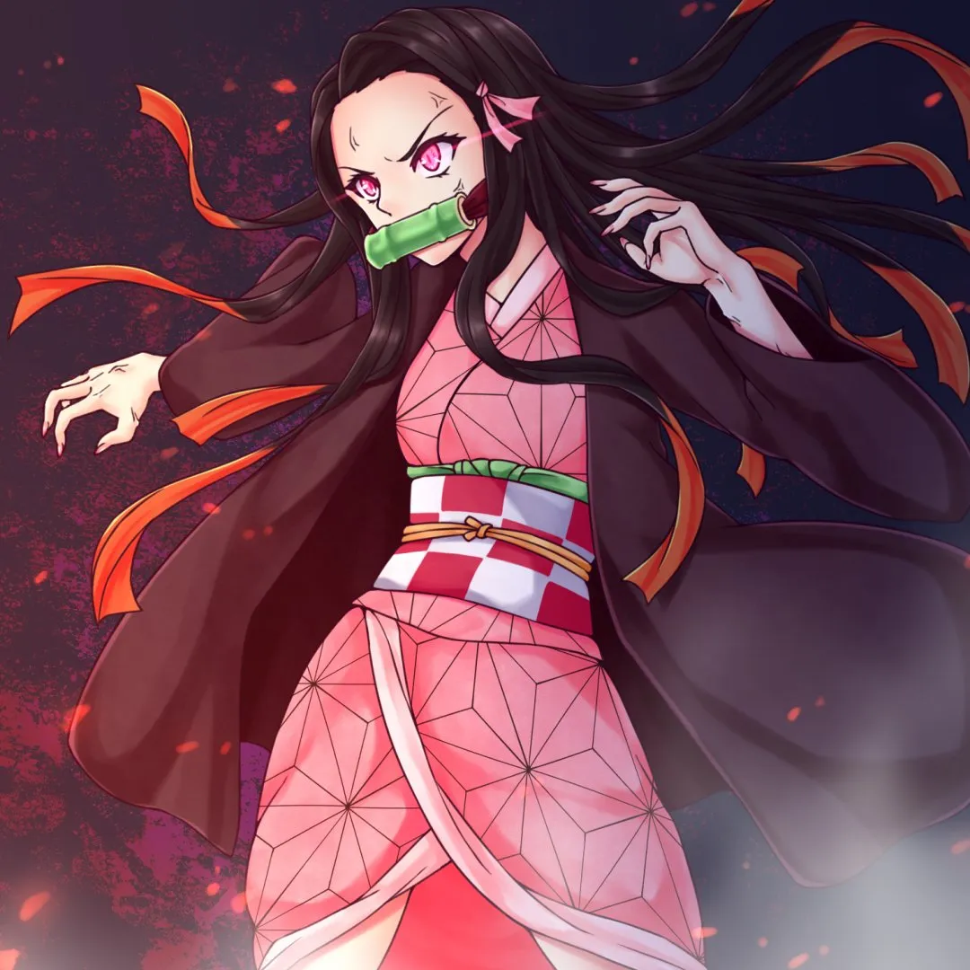 e.g. Nezuko being an adorable demon