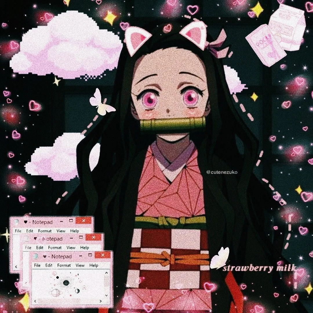 e.g. adorable kitty Nezuko Kamado