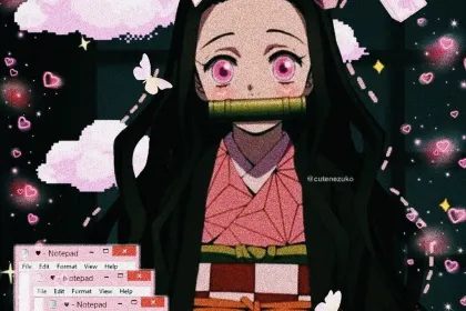 e.g. adorable kitty Nezuko Kamado jigsaw puzzle