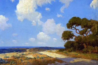 Hill Country Lane by Robert Julian Onderdonk, 1911 jigsaw puzzle