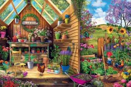 Gardener's Getaway jigsaw puzzle