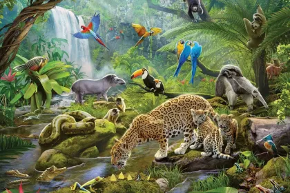 Rainforest Animals jigsaw puzzle