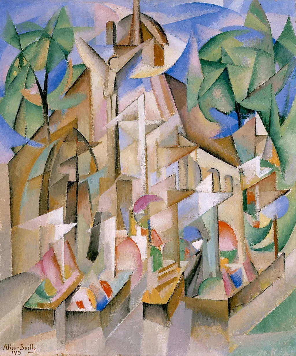 Cemetery by Alice Bailly, 1913