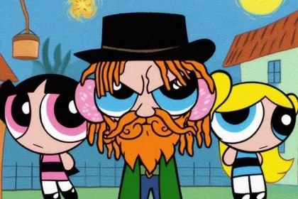 Cartoon jigsaw puzzle