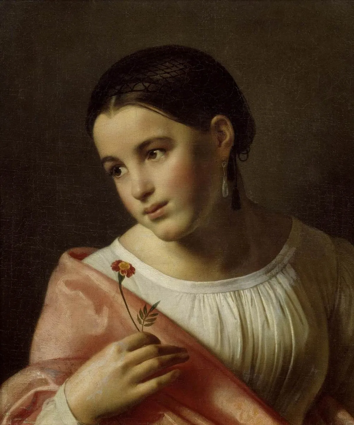 Poor Lisa by Orest Kiprensky, 1827