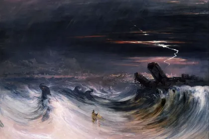 Destruction of Tyre by John Martin, 1840 jigsaw puzzle