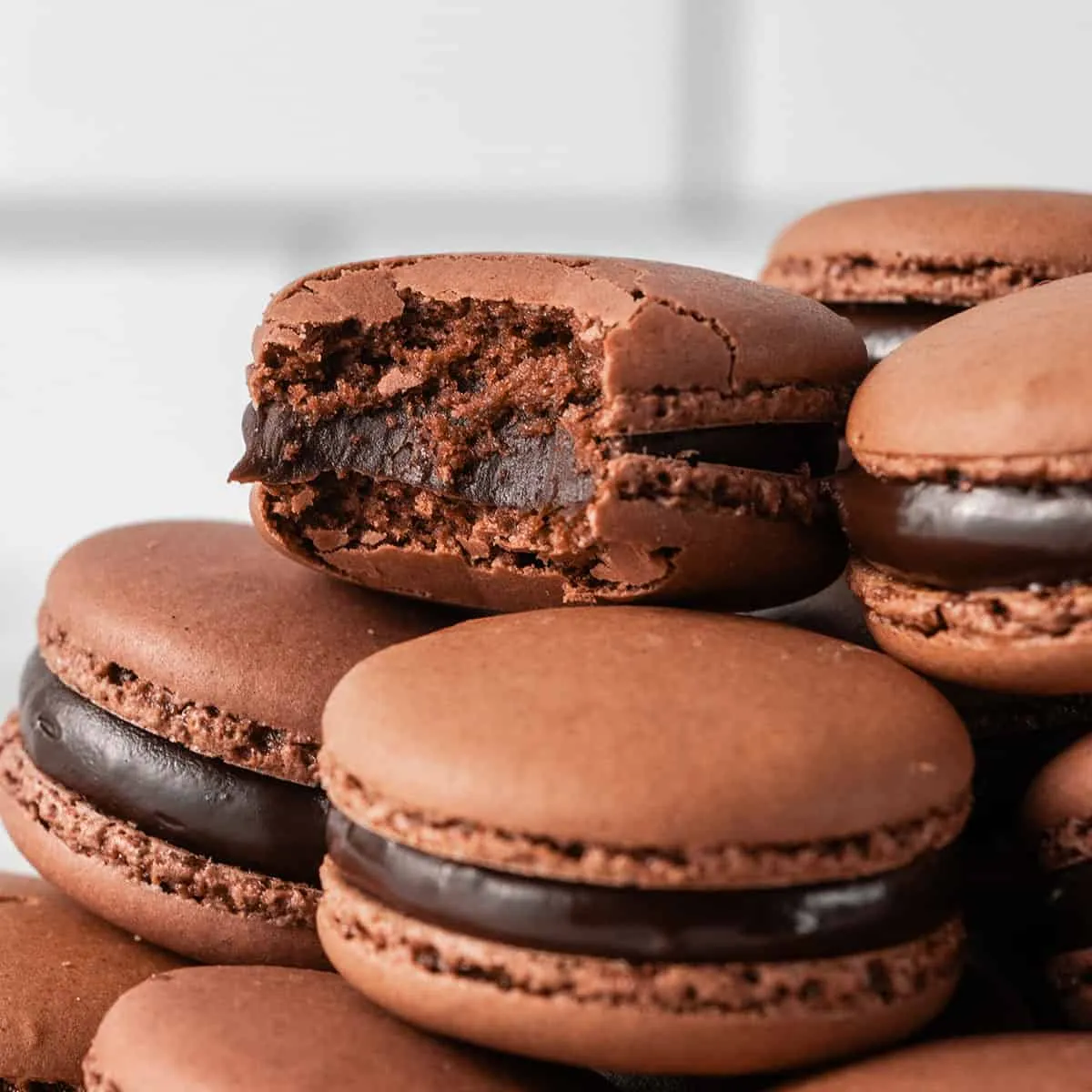 Chocolate Macarons