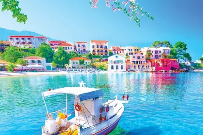 Assos Village in Kefaonia, Greece jigsaw puzzle