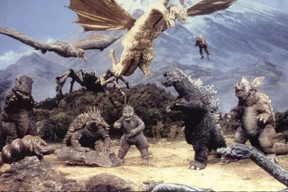 Godzilla destroy all monsters jigsaw puzzle