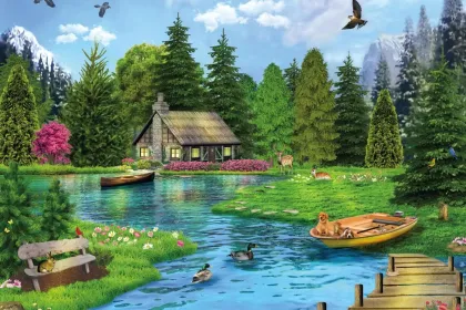 Dream Lake jigsaw puzzle