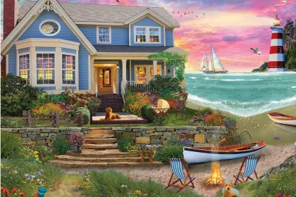 Heart Beach jigsaw puzzle