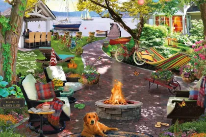 Marian's Garden jigsaw puzzle