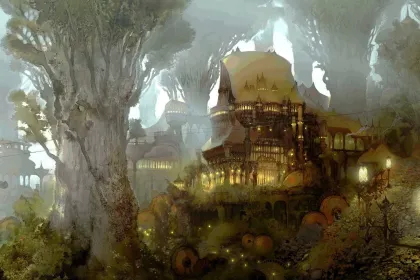 Final Fantasy XIV Gridania jigsaw puzzle