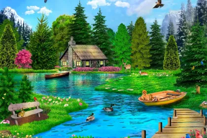 Dream Lake jigsaw puzzle