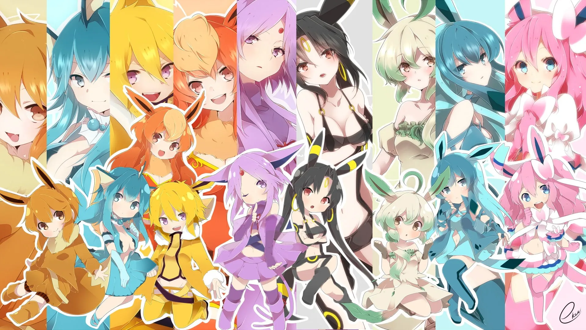 Eeveelution Girls