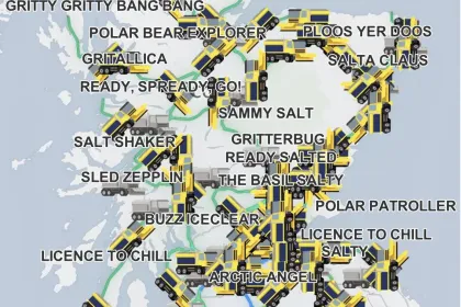Scotland name the gritters jigsaw puzzle