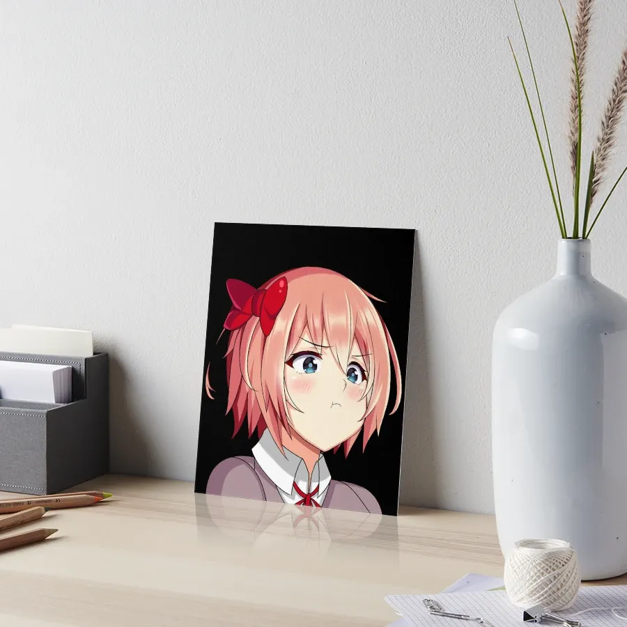 e.g. Sayori being a cute little bean jigsaw puzzle