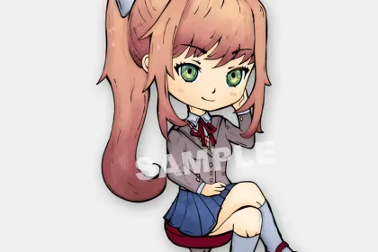 e.g. Monika having a normal day finally jigsaw puzzle jigsaw puzzle