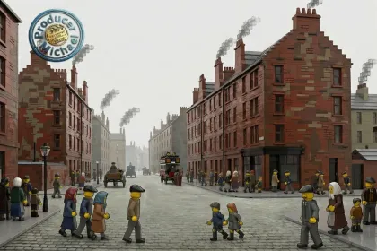 Lego town jigsaw puzzle