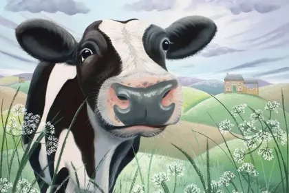 good morning cow jigsaw puzzle