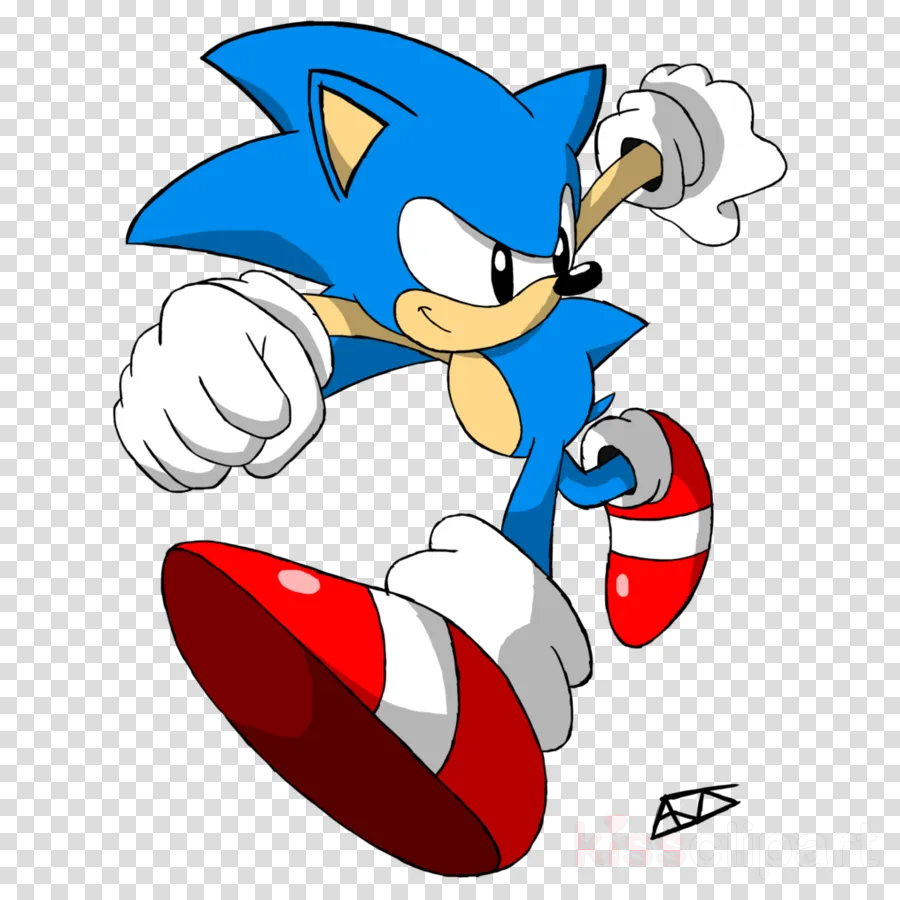 e.g. classic Sonic The Hedgehog