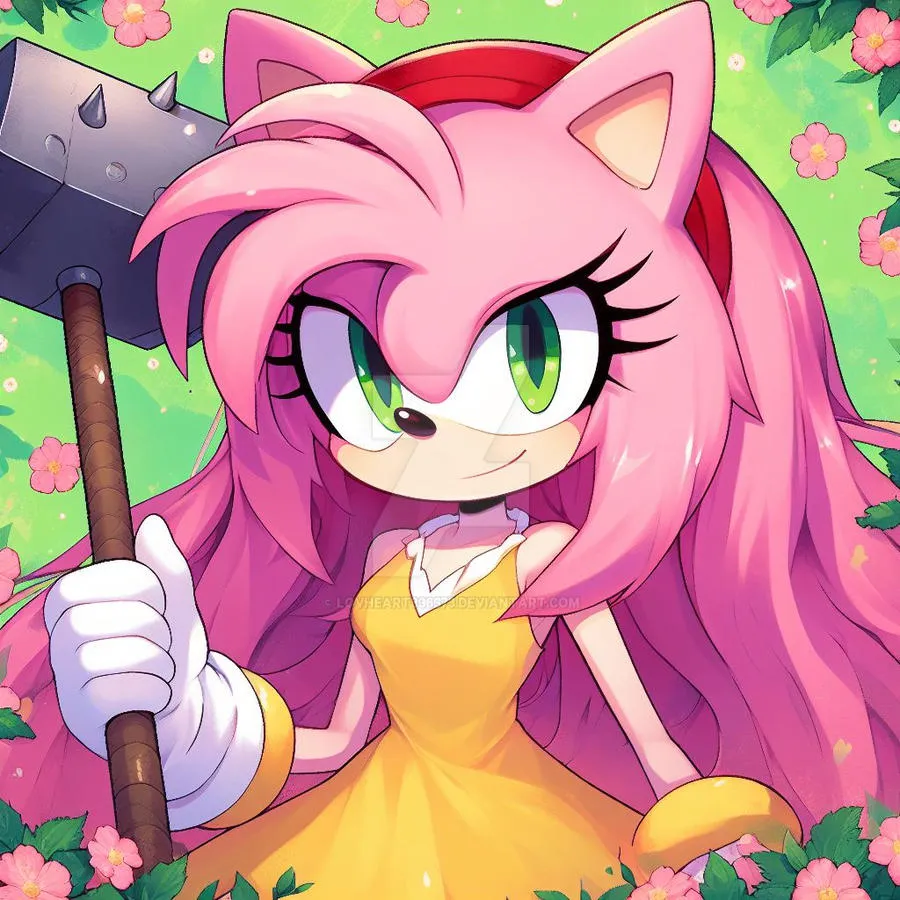 e.g. Amy just wearing a beautiful yellow