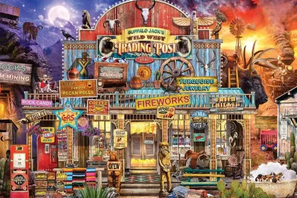Wild West Trading Post jigsaw puzzle