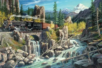 Rails West jigsaw puzzle
