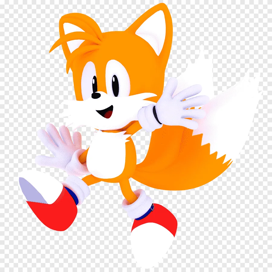 e.g. Tails having a flying test