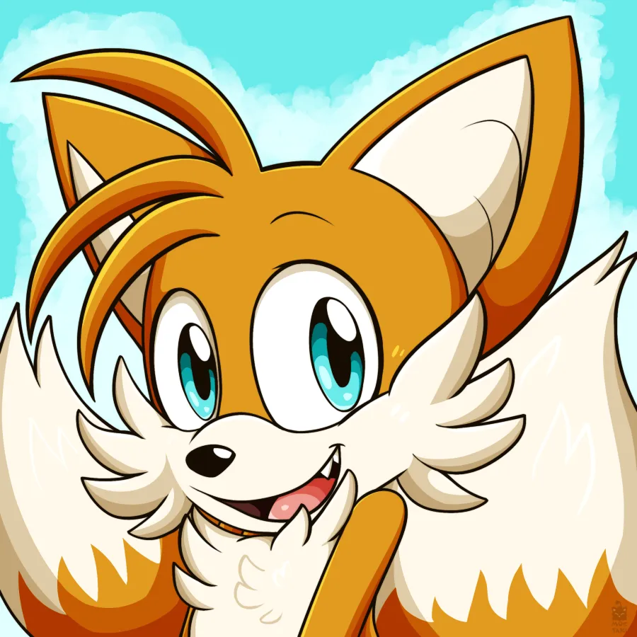 e.g. Tails being a good little fox