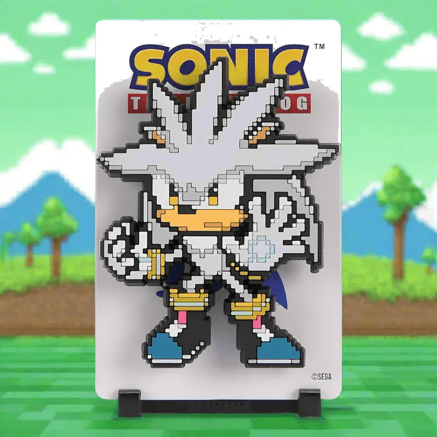 e.g. Silver as a pixel video game