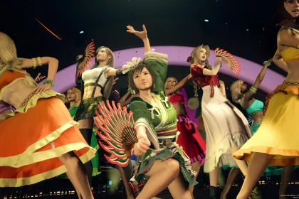 Final Fantasy VII Rebirth Gold Saucer jigsaw puzzle