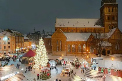 Winter market jigsaw puzzle