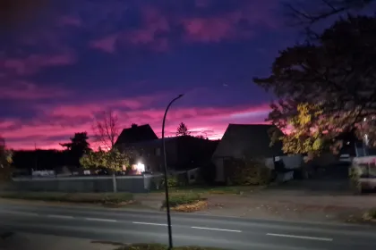 Sunset pink jigsaw puzzle