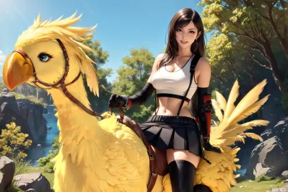 Tifa Chocobo jigsaw puzzle