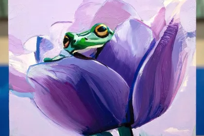 purple jigsaw puzzle